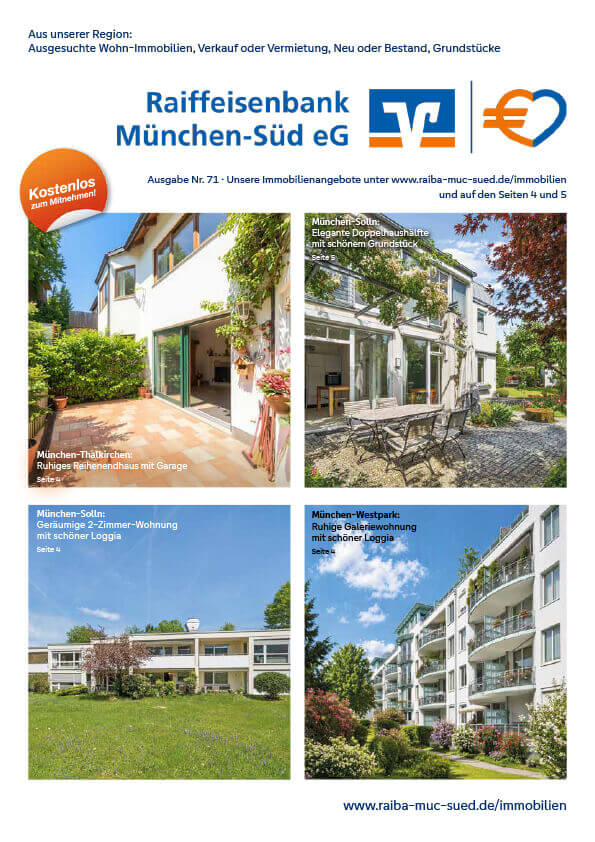 Raiffeisenbank München Süd eG – Ausgabe 71 Raiffeisenbank München Süd eG – Ausgabe 71